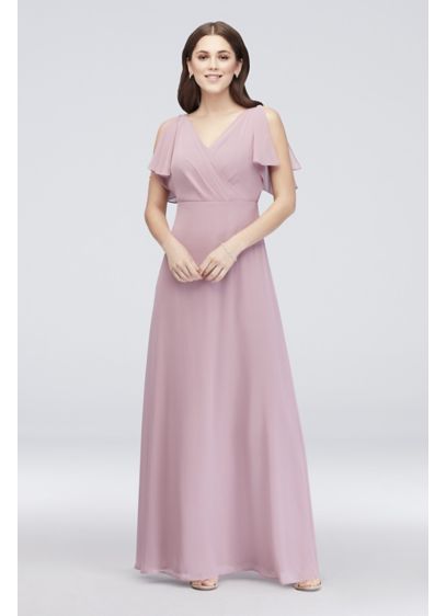 Long Pink Soft & Flowy Reverie Bridesmaid Dress